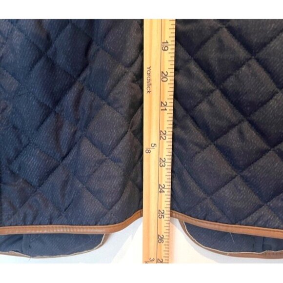 Chico’s Women’s Quilted Lightweight Navy Blue Jacket Size 0 4/6 Small Preppy - Picture 14 of 14